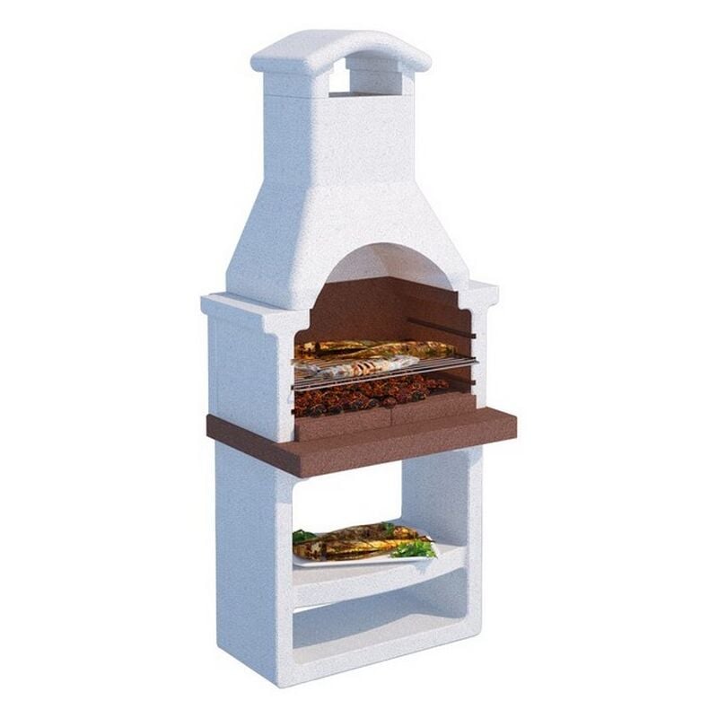 foto del prodotto barbecue in cemento etna con griglia cm. 81x58x196 h kg. 348