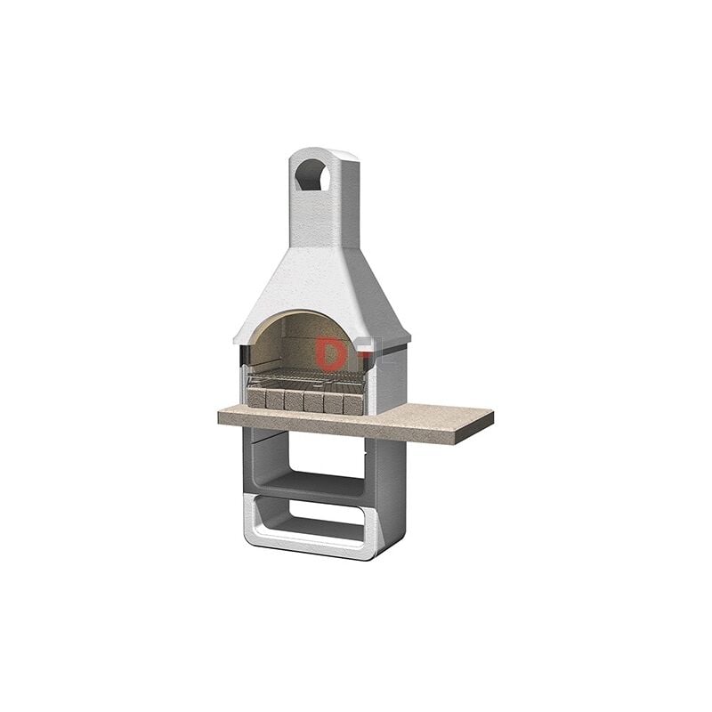 foto del prodotto barbecue in muratura santa fe cm. 125x64xh212,5 kg. 367 carbonella e legna