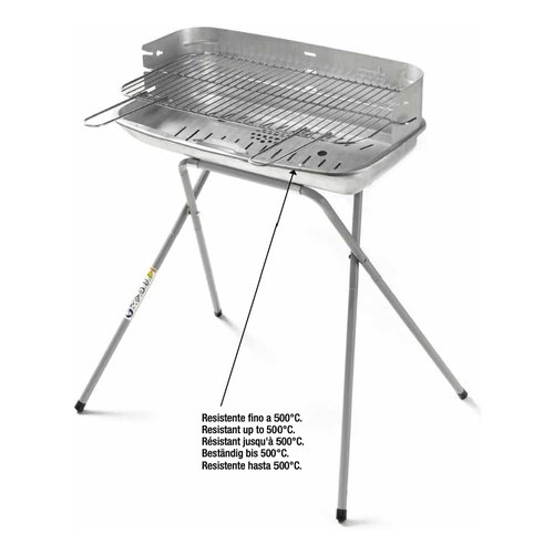 foto del prodotto barbecue ompagrill 60400 aluminized 60 40 professional grigio e allumi