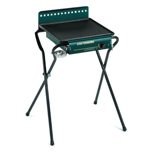 foto del prodotto barbecue ompagrill gas4043ghiv green line pieghevole verde e nero