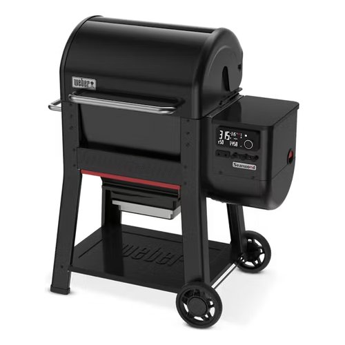 foto del prodotto barbecue pellet weber 1500130 searwood 600 nero