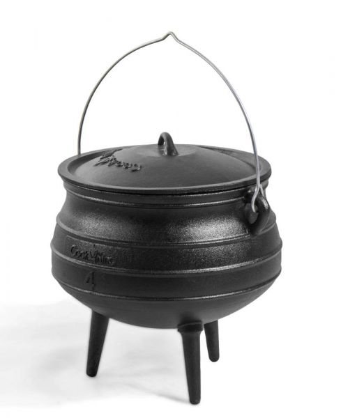 foto del prodotto barbecue pentola africana in ghisa da 13 lt
