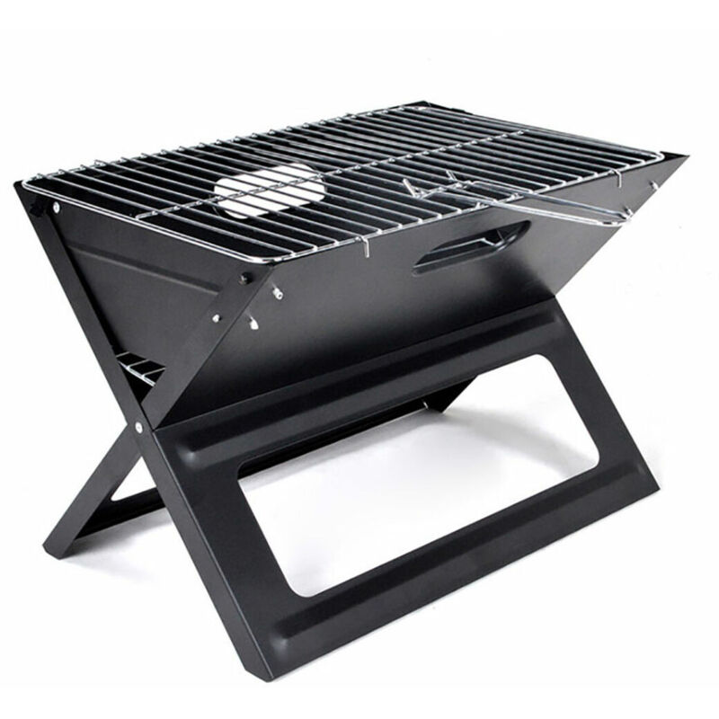 foto del prodotto barbecue pieghevole portatile a carbone forma a x 45 x 30 x 35 cm ferro