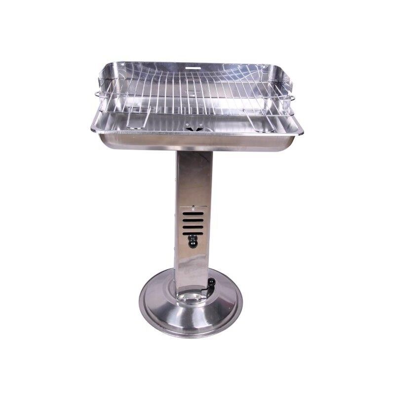 foto del prodotto barbecue rettangolare inox cm52,5x32,5x74 c bbq