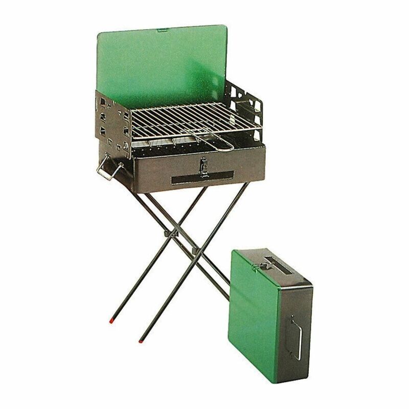 foto del prodotto barbecue rettangolare richiudibile a carbone carbonella h. cm.77 piano 31x43