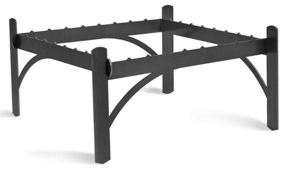 foto del prodotto barbecue supporto per padella in acciaio da 50 cm