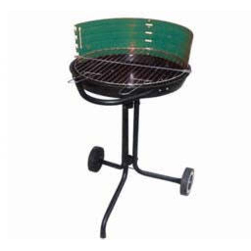 foto del prodotto barbecue tondo con ruote 55 h 70 lapillo 00710