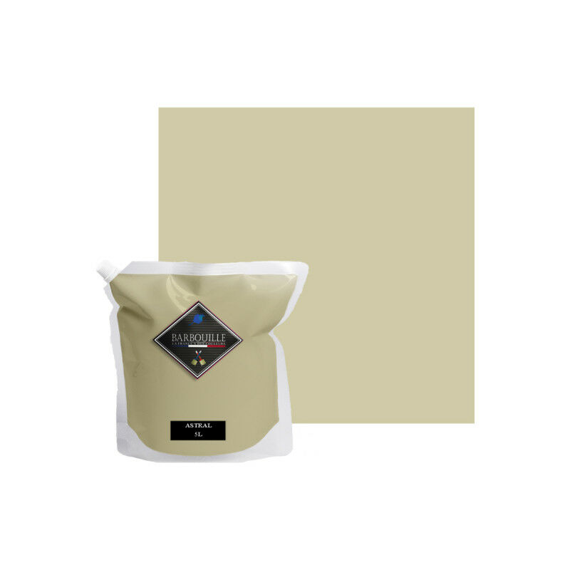 foto del prodotto barbouille vernice acrilica per pareti e soffitti 5l beige astrale