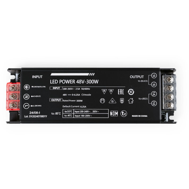 foto del prodotto barcelona led alimentatore 300w 48v 6,25a alta efficienza ip20