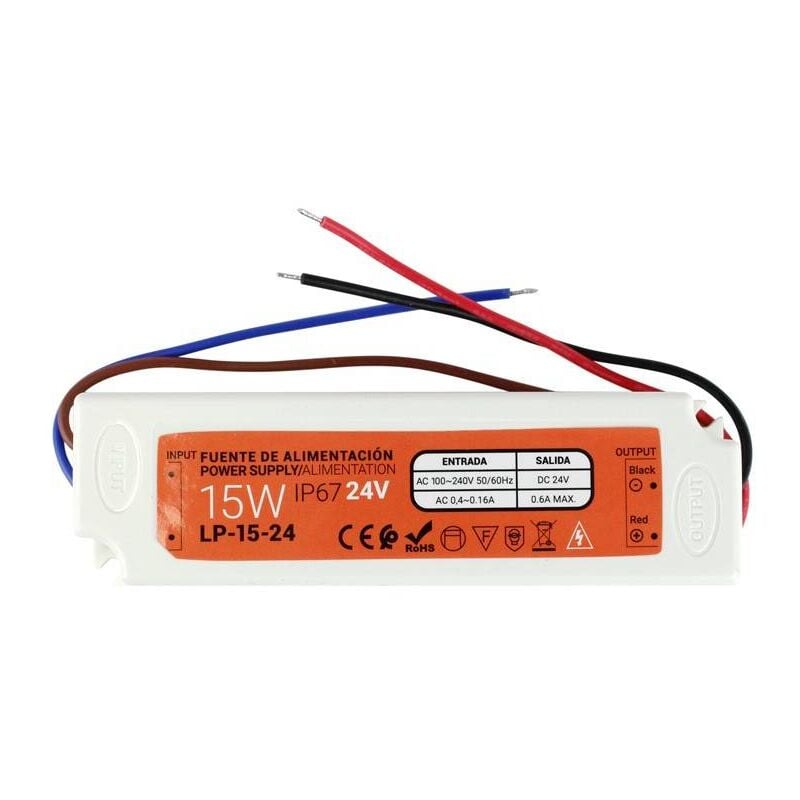 foto del prodotto barcelona led alimentatore compatto impermeabile 24v 15w ip67