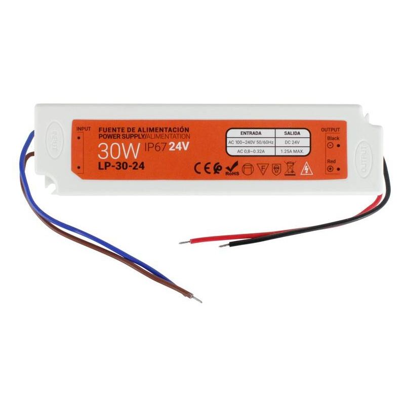 foto del prodotto barcelona led alimentatore compatto impermeabile 24v 30w ip67