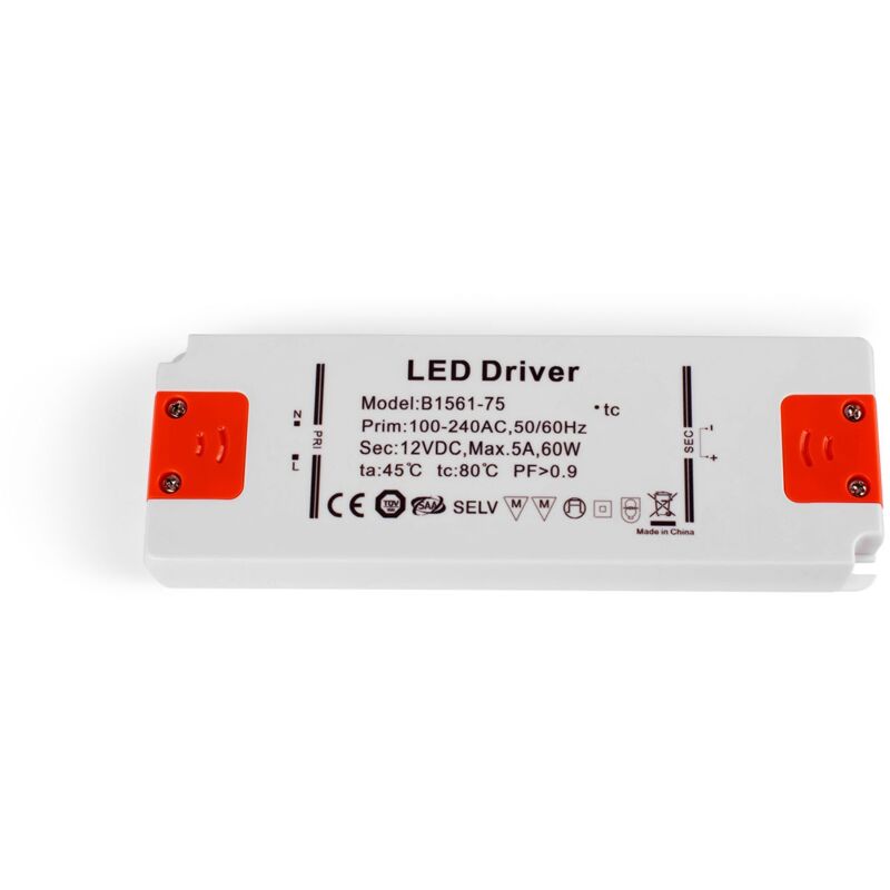 foto del prodotto barcelona led alimentatore ultra slim 12v 60w ip20