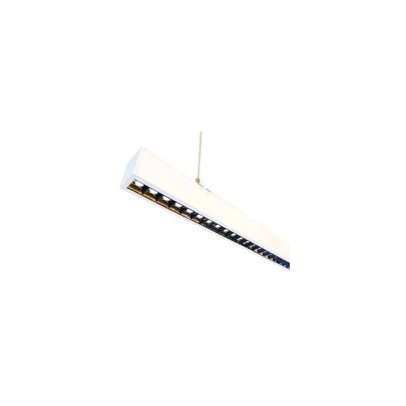 foto del prodotto barcelona led apparecchio lineare a sospensione led 30w 120cm 2750lm basso bianco caldo