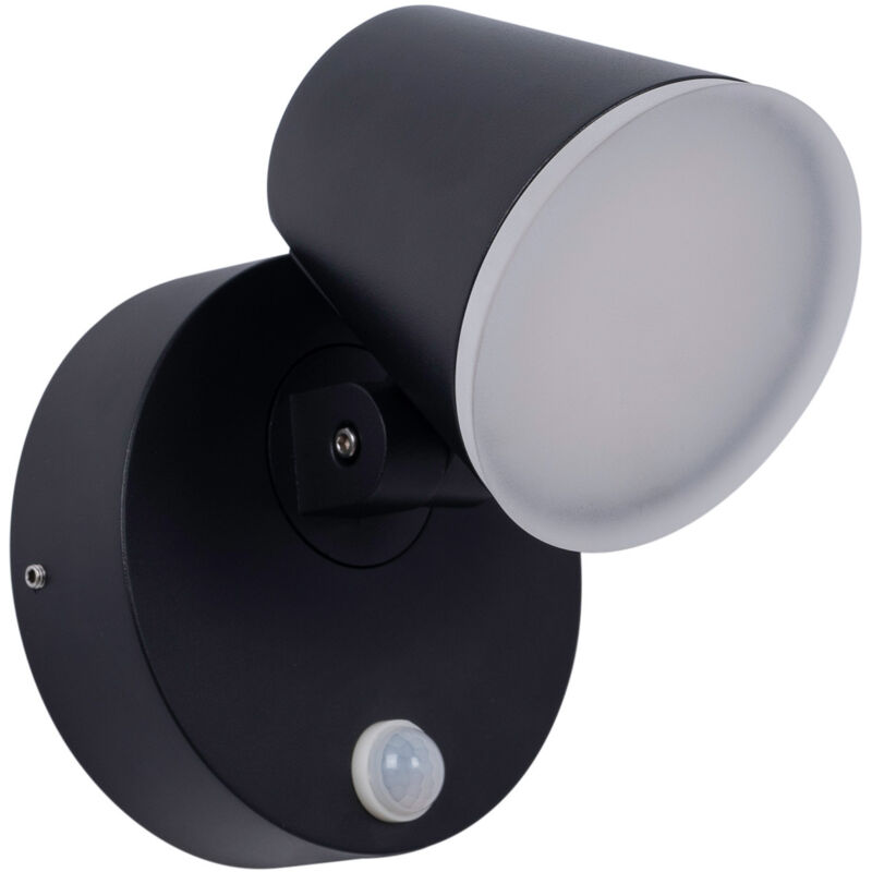 foto del prodotto barcelona led applique da esterno con sensore pir stan 12,5w orientabile