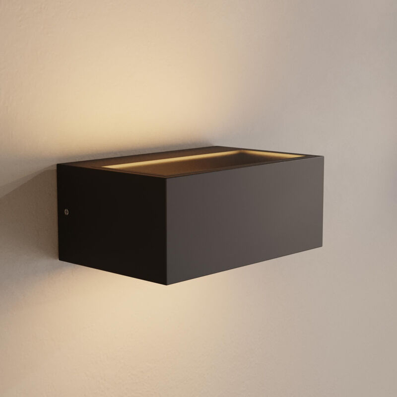 foto del prodotto barcelona led applique da parete in alluminio per esterni oriol ip44 r7s