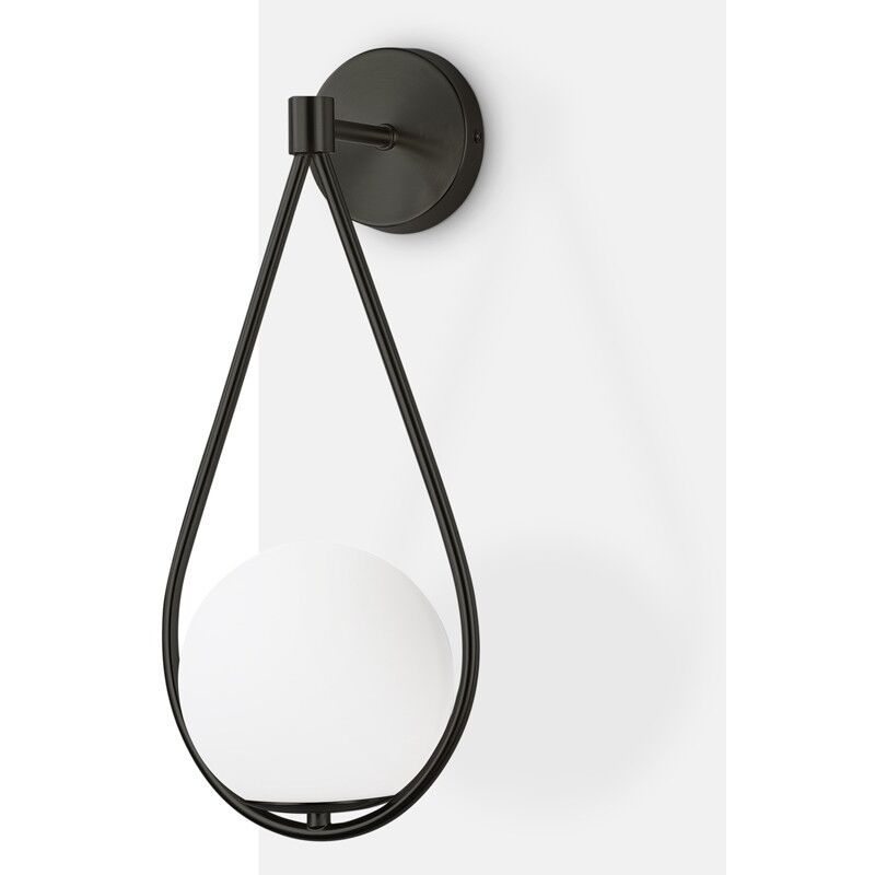 foto del prodotto barcelona led applique sfera di cristallo clara e14