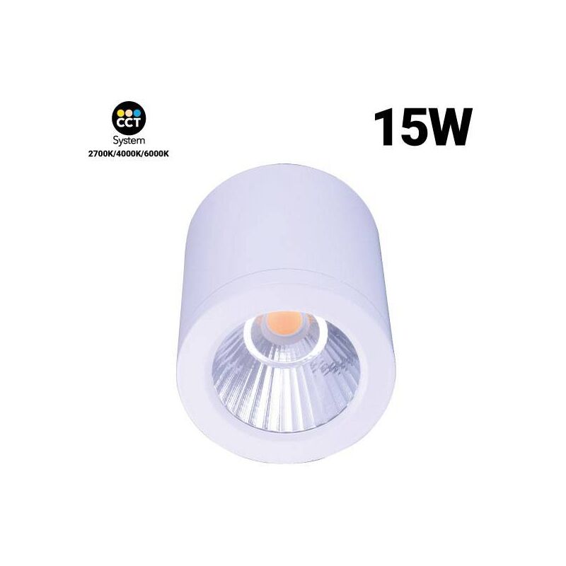 foto del prodotto barcelona led cct mini gess lampada da soffitto cob 15w ip54