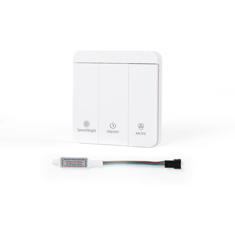 foto del prodotto barcelona led controller striscia led ic monocolore 12 24v con telecomando rf