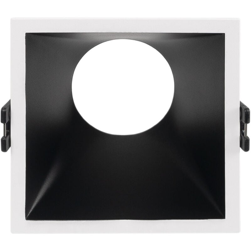 foto del prodotto barcelona led cornice quadrata per faretto da incasso basso ugr taglio bianco neutro
