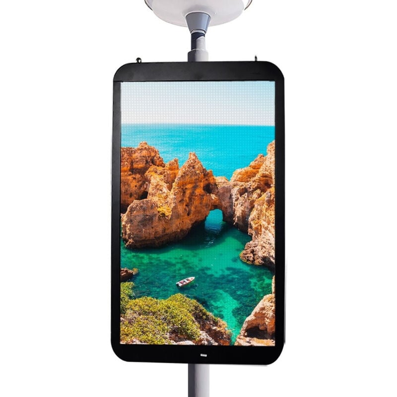 foto del prodotto barcelona led display pubblicitario a led per lampioni stradali uso esterno 