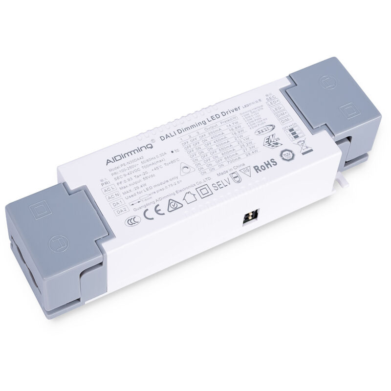 foto del prodotto barcelona led driver dimmerabile dali 1 0 10v push 9 42v dc 