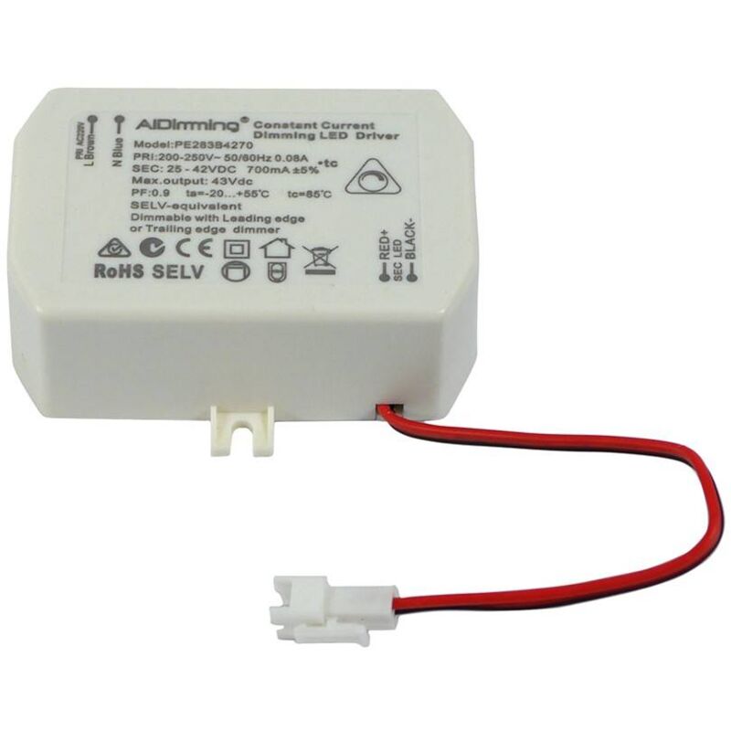 foto del prodotto barcelona led driver triac dimmerabile a corrente costante 25 42v dc 29w 