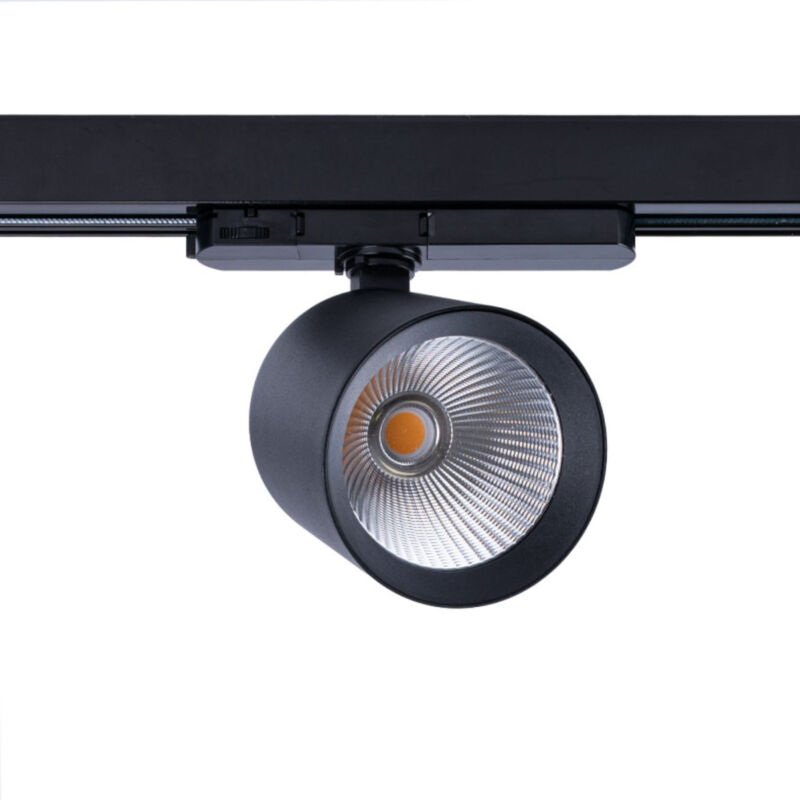 foto del prodotto barcelona led faretto led a binario trifase 40w cri 95 driver philips bianco neutro