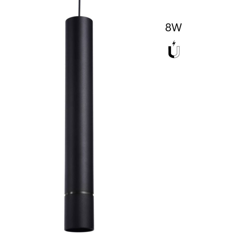 foto del prodotto barcelona led faretto led a sospensione per binario magnetico 48v 8w bianco neutro