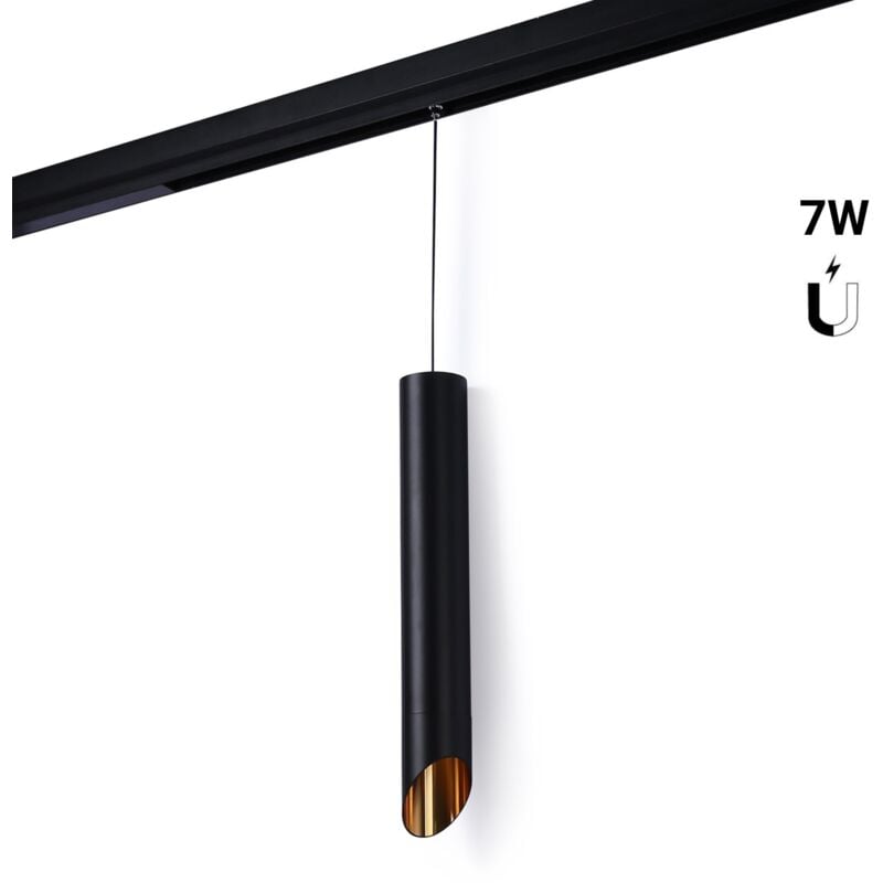 foto del prodotto barcelona led faretto led a sospensione per guida magnetica 48v 7w low bianco caldo
