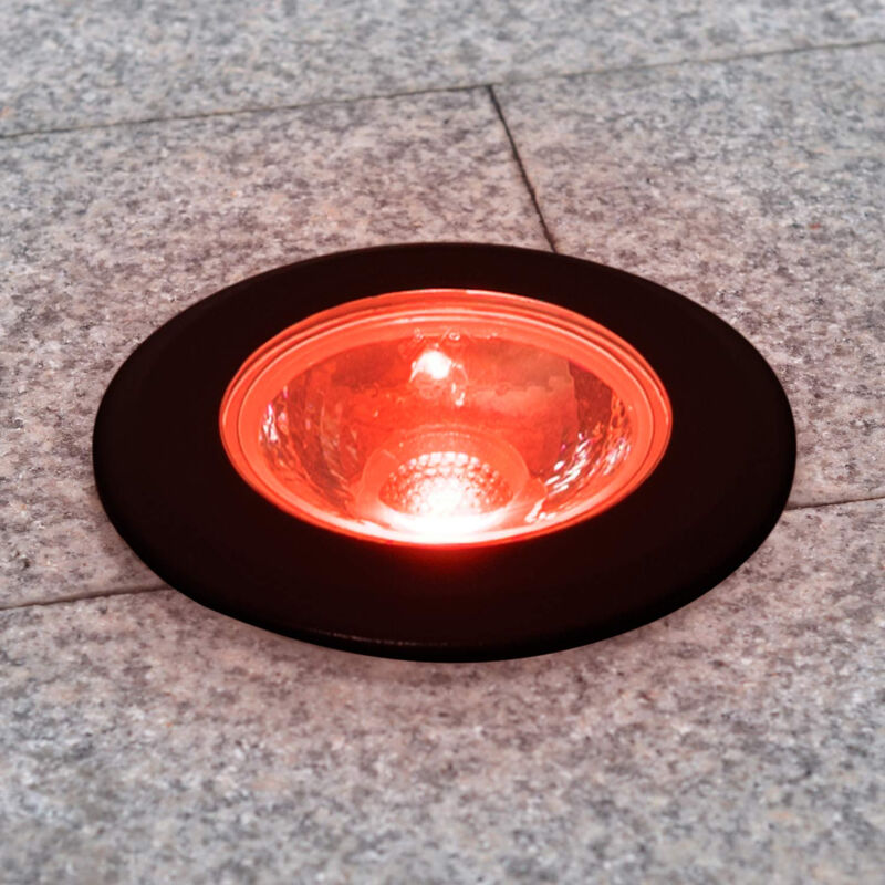 foto del prodotto barcelona led faretto led da incasso a pavimento rgb 12w ip67 12vdc