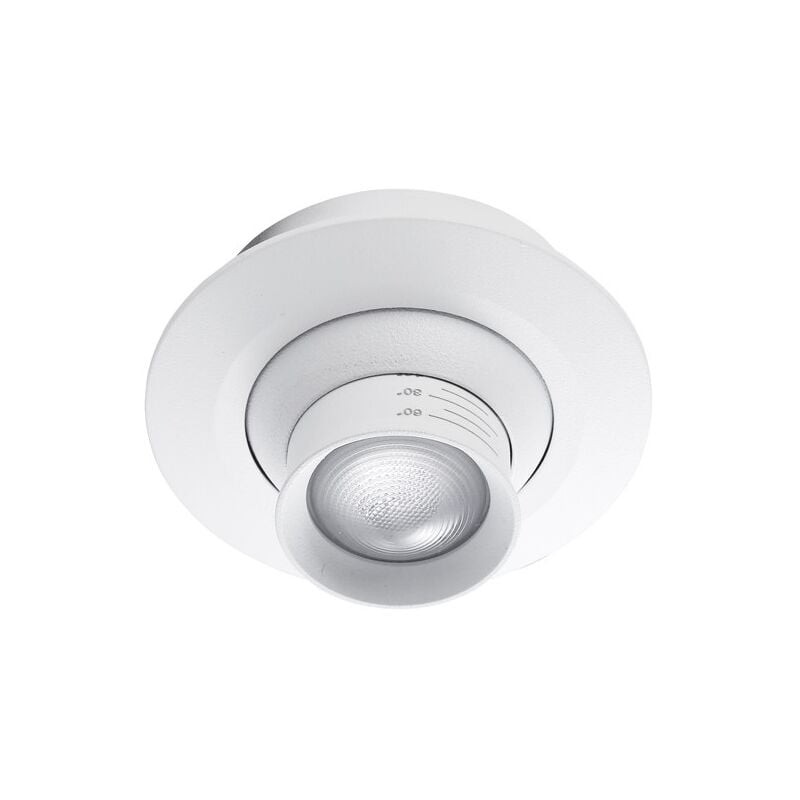 foto del prodotto barcelona led - faretto led da incasso con zoom - orientabile - chip cree - 2700k