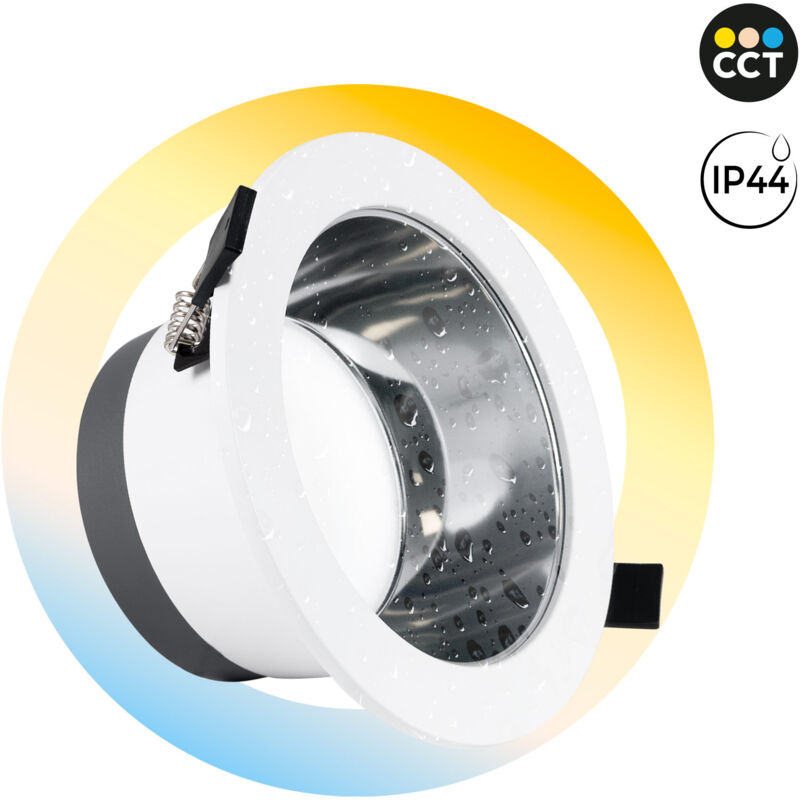 foto del prodotto barcelona led faretto led ip44 potenza regolabile 10w 15w 20w cct 100lm w 