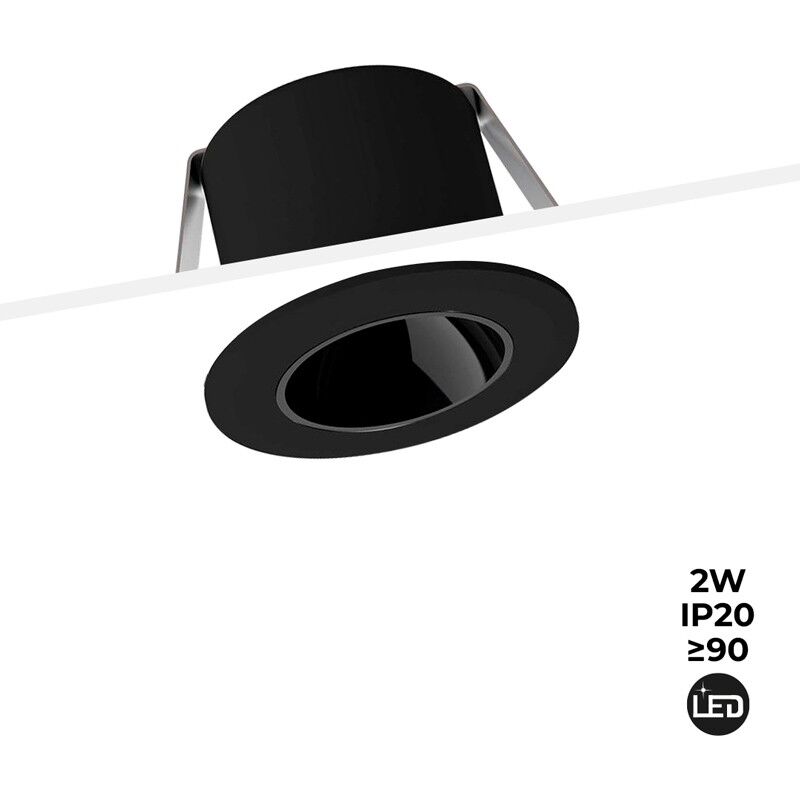 foto del prodotto barcelona led faretto led mini 2w chip osram basso ugr cri 90 30mm