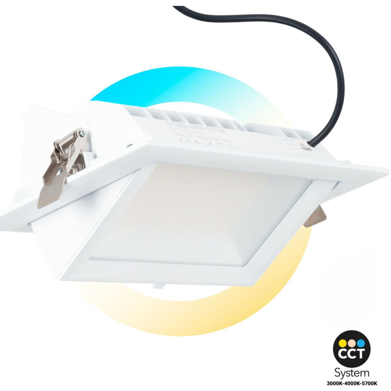 foto del prodotto barcelona led faretto led rettangolare orientabile cct 60w bianco 100 