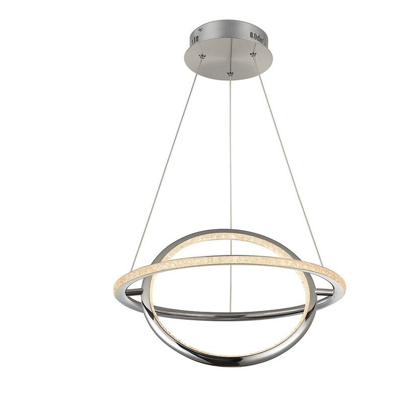 foto del prodotto barcelona led - lampada a sospensione a led 'sirkler' 28w effetto quarzo - bianco caldo