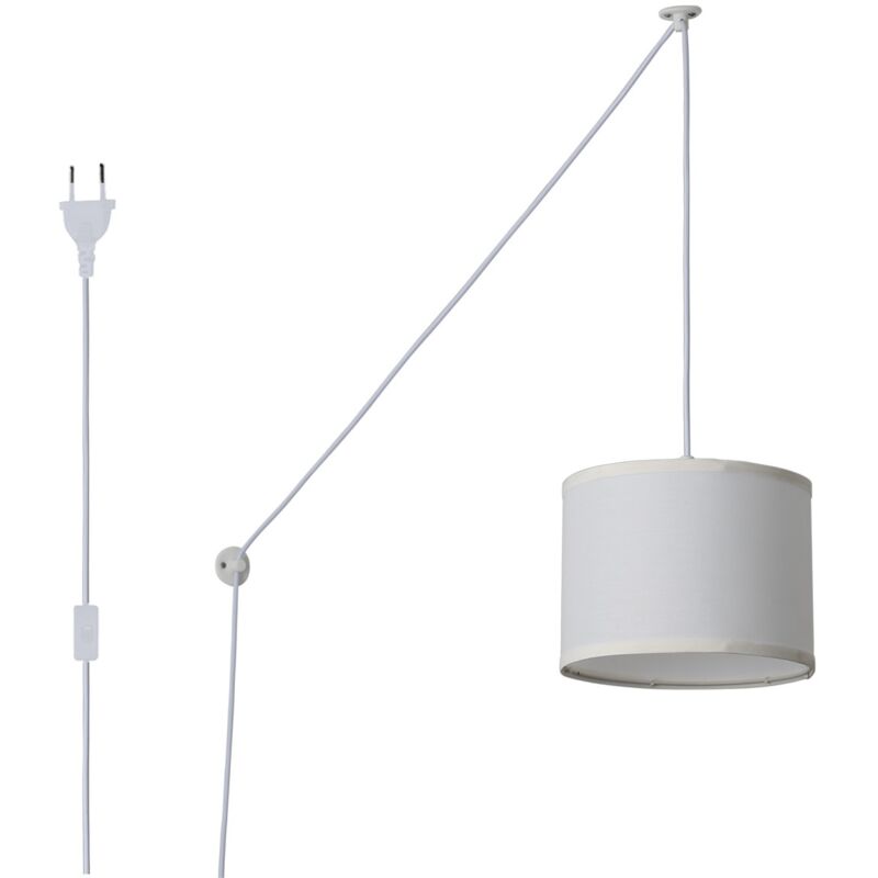 foto del prodotto barcelona led lampada a sospensione decorativa kim con cavo e spina e27