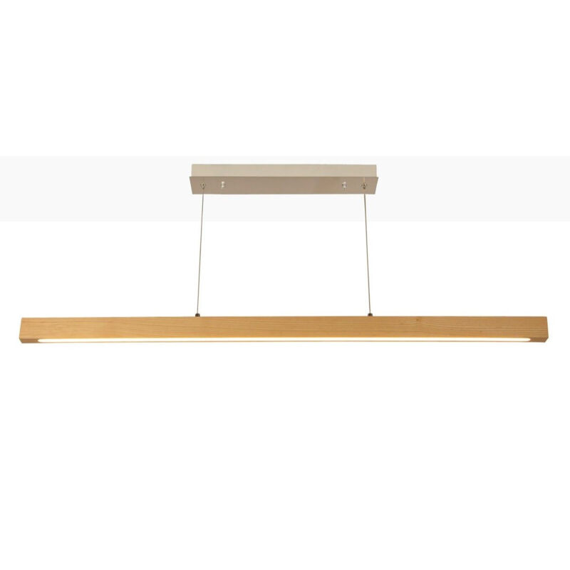 foto del prodotto barcelona led - lampada a sospensione in legno 'coak' 24w dimmerabile
