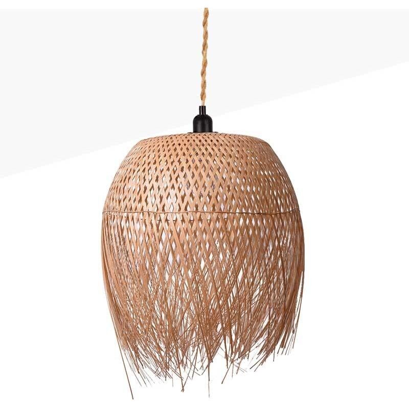 foto del prodotto barcelona led lampada a sospensione in rattan java .