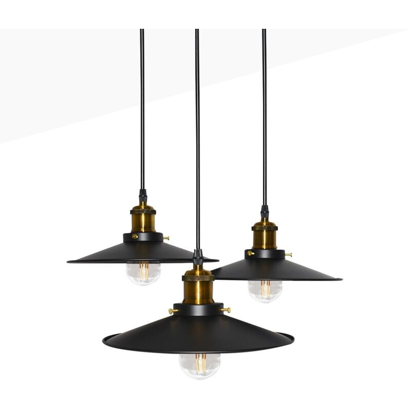 foto del prodotto barcelona led - lampada a sospensione tripla 'clock work'.