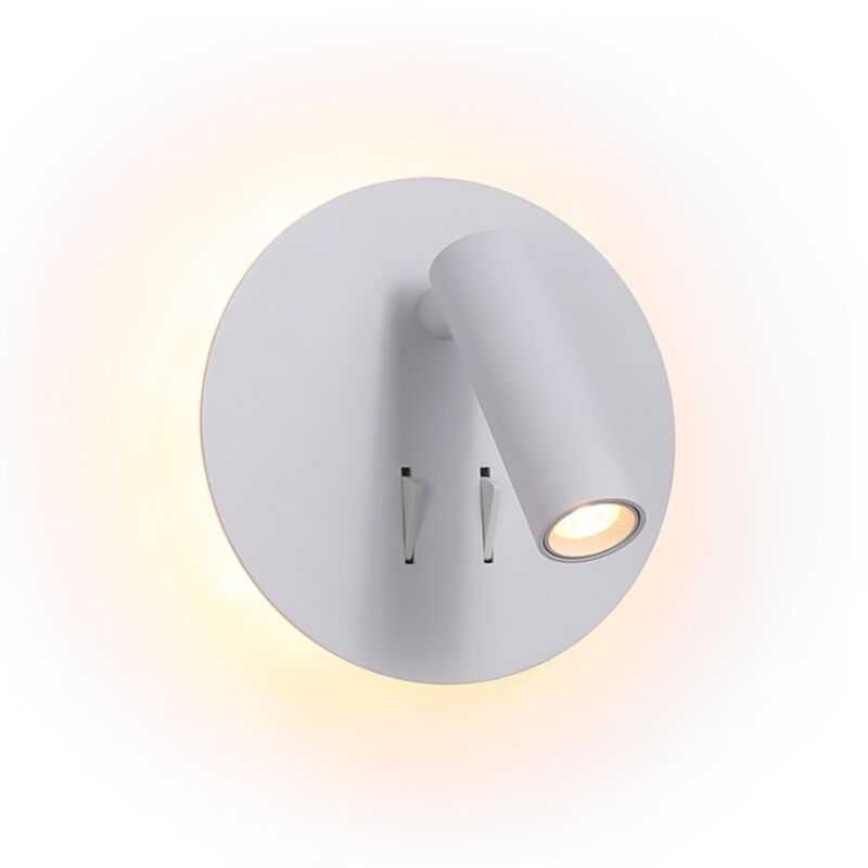 foto del prodotto barcelona led lampada da lettura quart doppia funzione 3w 6w
