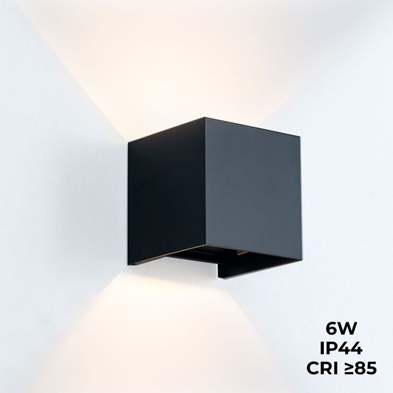 foto del prodotto barcelona led lampada da parete kurtin 6w con apertura di luce dimmerabile