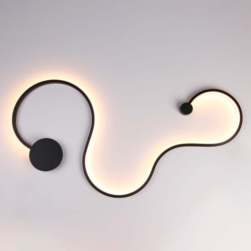 foto del prodotto barcelona led lampada da parete wave 30w 2800k