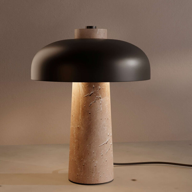 foto del prodotto barcelona led lampada da tavolo design cep base in marmo 2 x g9