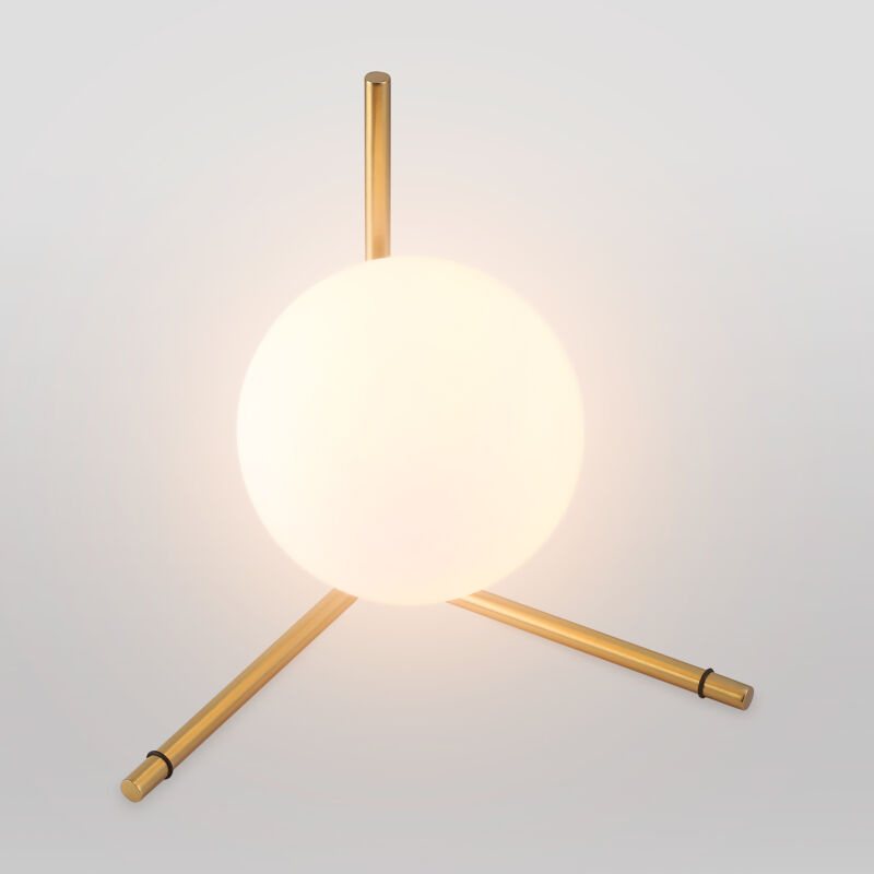 foto del prodotto barcelona led lampada da tavolo sfera di cristallo ripper 