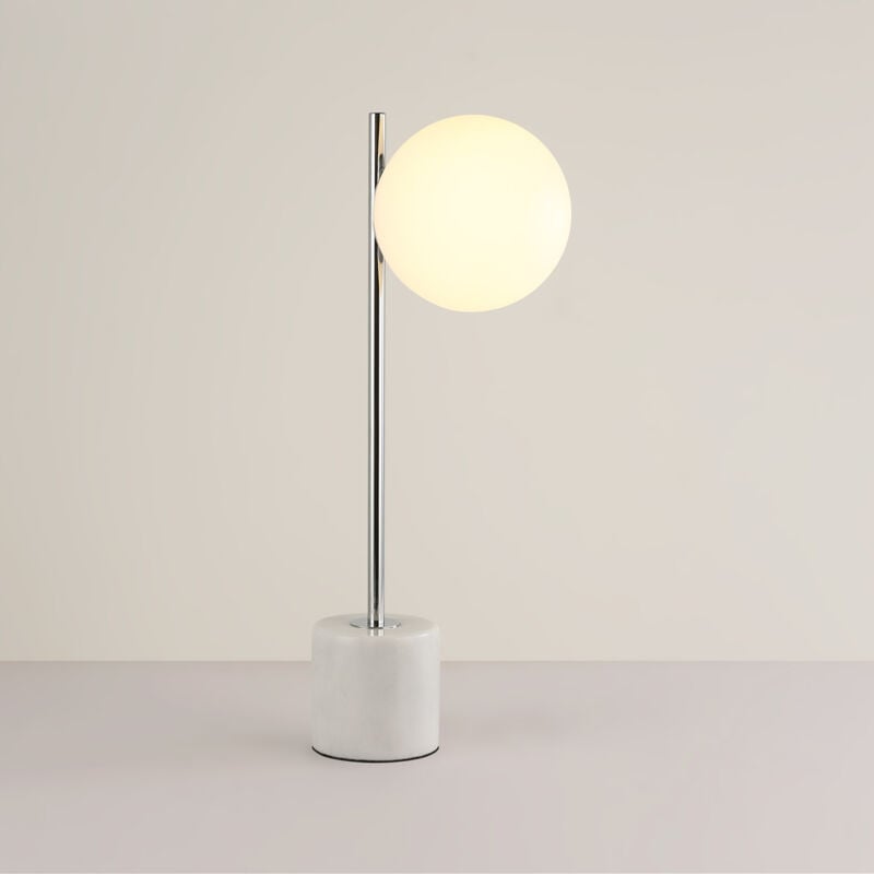foto del prodotto barcelona led lampada da tavolo sfera di vetro licru e27 15cm