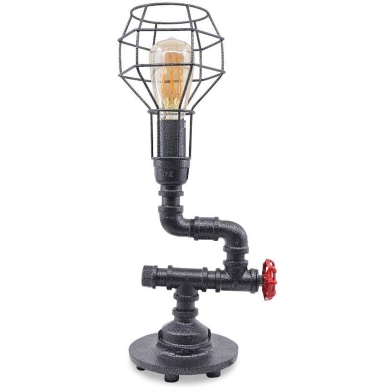 foto del prodotto barcelona led lampada da tavolo vintage flanagan in tubolare