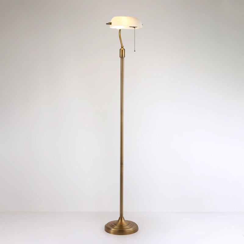 foto del prodotto barcelona led lampada da terra vintage banquero e27
