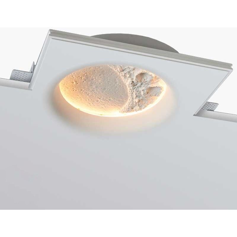 foto del prodotto barcelona led lampada per cartongesso a forma di luna sidereus 300x300 mm 