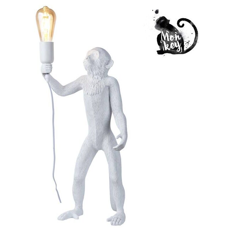 foto del prodotto barcelona led lampada scimmia in resina micu 