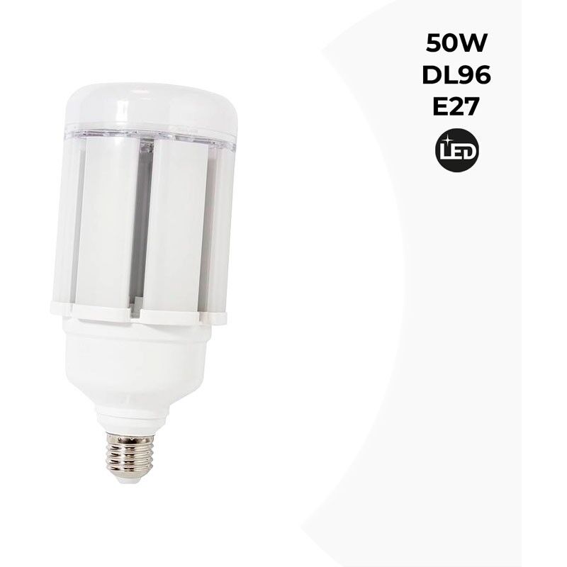 foto del prodotto barcelona led lampadina led industriale e27 corn dl96 50w 180 265v bianco freddo